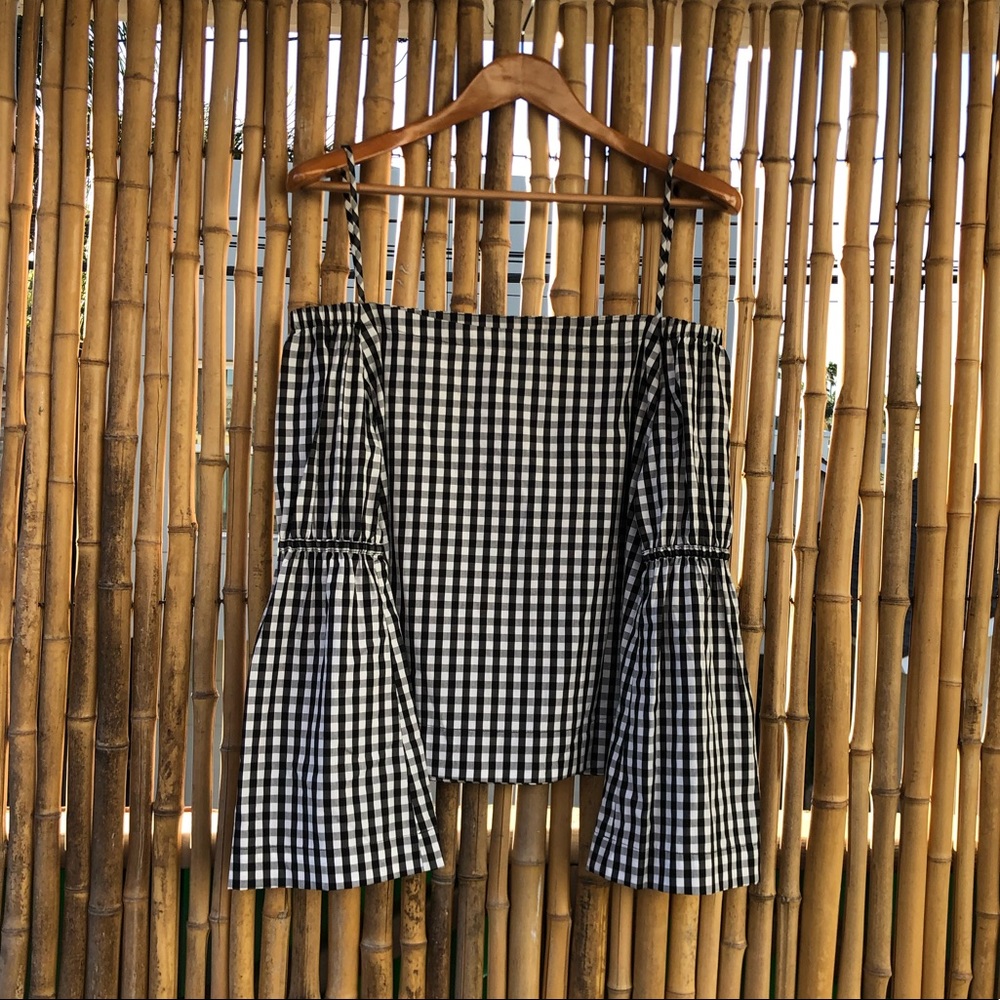 Off-shoulder Peasant Top